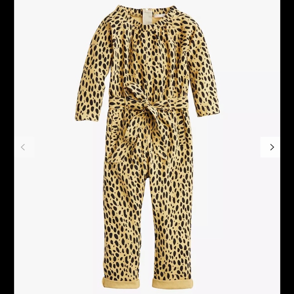 😻Leopard print Jumpsuit by Crewcuts. Long s…